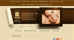 Desktop Screenshot of drbandary.com